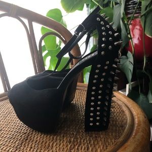 FRH Suede Platform Heels